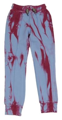 Světlemodro-vínové batikované tepláky Vingino 