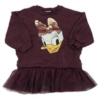 Mahagonová mikinová tunika s Daisy Disney