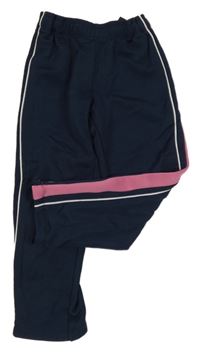 Tmavomodré tepláky s proužkem S. Oliver