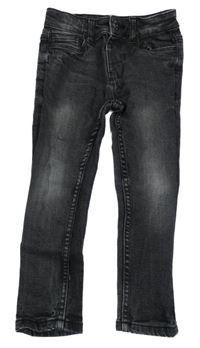 Čierno-sivé elastické rifle Dunnes Stores