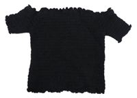 Černé crop tričko Primark