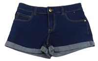 Tmavomodré rifľové kraťasy zn. Denim Co.