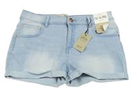 Svetlomodré rifľové kraťasy Denim Co.