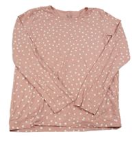 Ružové bodkovaná é pyžamové tričko Tchibo
