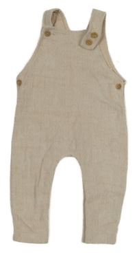 Béžové pletené laclové  tepláky George