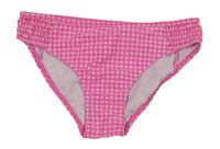 Neonově růžovo-bílé kostkované plavkové kalhotky Matalan