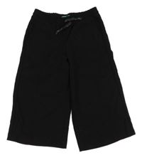 Černé culottes kalhoty Benetton