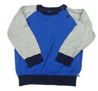 Modro-sivý sveter C&A