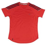 Tmavorůžové funkční sportovní tričko Adidas