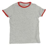Sivo-červené tričko M&S