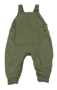 Khaki laclové tepláky s klokankou George