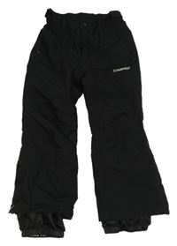 Černé šusťákové oteplovačky Campi