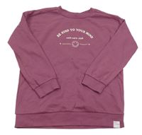 Ružová mikina s nápisom George