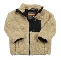 Béžová huňatá podšitá bunda Primark