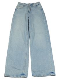 Světlemodré široké rifle H&M