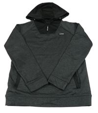 Sivo-čierna športová mikina s kapucňou Primark