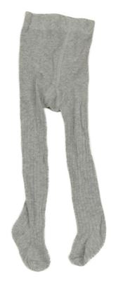 Šedé melírované punčocháče 