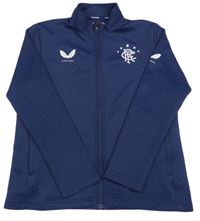 Tmavomodrá prepínaci športová mikina s logom Castore