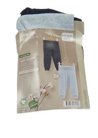 Nové - 2x - Světlemodré + tmavomodré tepláky Lupilu