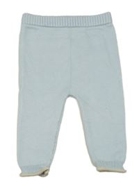 Svetlomodré úpletové nohavice H&M
