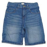 Modré riflové kraťasy F&F