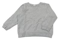 Sivá melírovaná oversize mikina