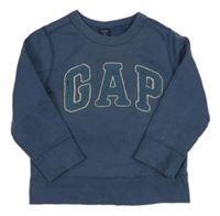 Tmavomodrá mikina s logom GAP