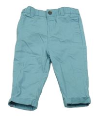 Modré pruhované chino plátenné nohavice ORCHESTRA