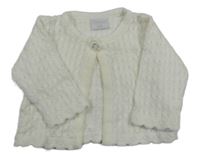 Smotanový vzorovaný pletený prepínaci sveter Brendon