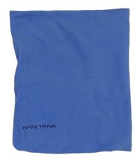 Modrofialový fleecový nákrčník s nápisem