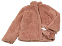 Staroružový kožušinový zateplený kabát Y.F.K.