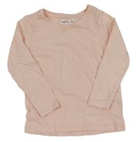 Svetloružové tričko sinsay