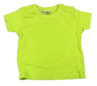 Neónově zelené tričko Ergee