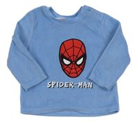 Svetlomodrá fleecová mikina so Spidermanem Primark