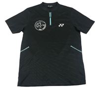 Černé sportovní tričko s potiskem Yonex
