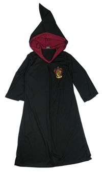 Kostým - Černý plášť s erbem a kapucí - Gryffindor - Harry Potter
