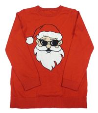 Červený sveter so Santou Primark