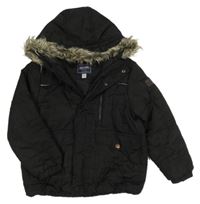 Černá šusťáková zimní funkční bunda s kapucí Regatta