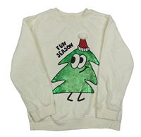 Smotanová mikina so stromkem H&M