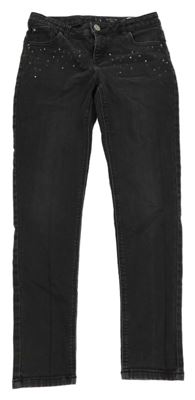 Antracitové skinny rifle s kamienkami C&A