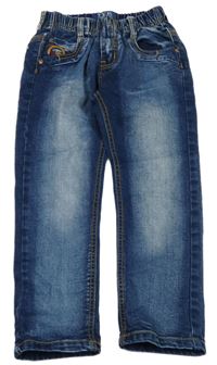 Tmavomodré jogger rifle