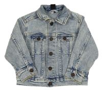 Modrá rifľová bunda H&M