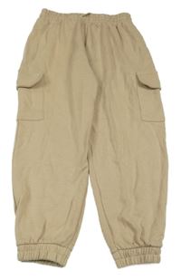 Světlehnědé cargo tepláky Next