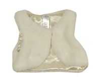 Smotanová kožušinová podšitá vesta C&A