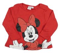 Červené triko s Minnie Disney