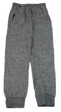 Sivé melírované tepláky Next