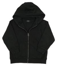 Černá propínací mikina s kapucí Next