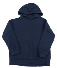 Tmavomodrá mikina s kapucňou F&F