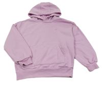 Svetloružová mikina s nápisom a kapucňou Primark