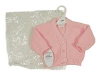 Nové - ružový prepínaci sveter